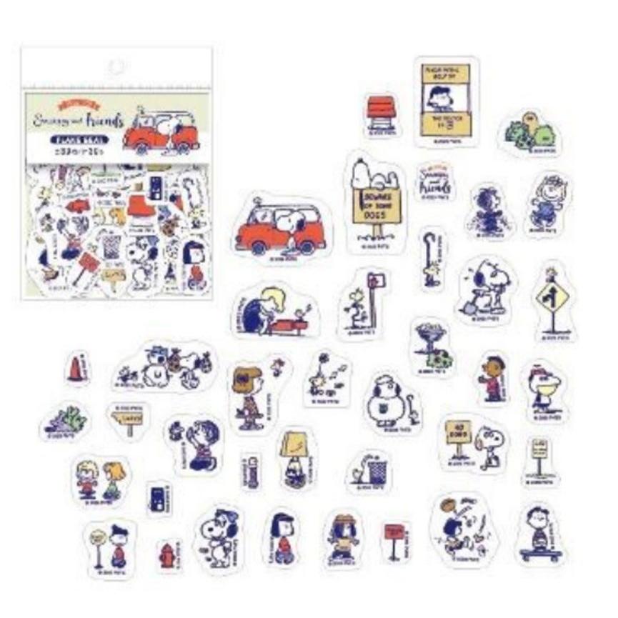 マリSPZ-3232 【送料無料】【スヌーピー】【SNOOPY】フレークシール