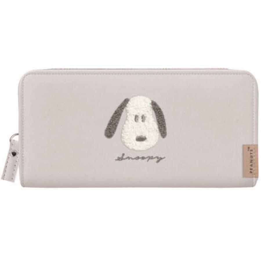クラ122077 【送料無料】【スヌーピー】【SNOOPY】長財布【グレー