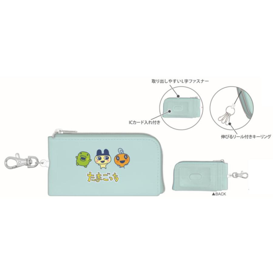 クラ123573 【送料無料】【たまごっち】パスケース付きキーケース