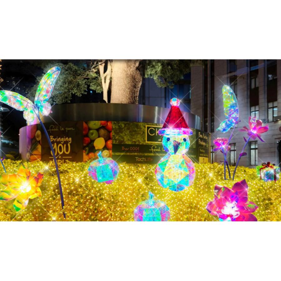 アミADS-FW-30 【イルミネーション】LEDドリームシャインフラワー30【花】【カラフル】【モチーフ】【きれい】【美しい】【光】【冬】【クリスマス】【ツリー…の画像
