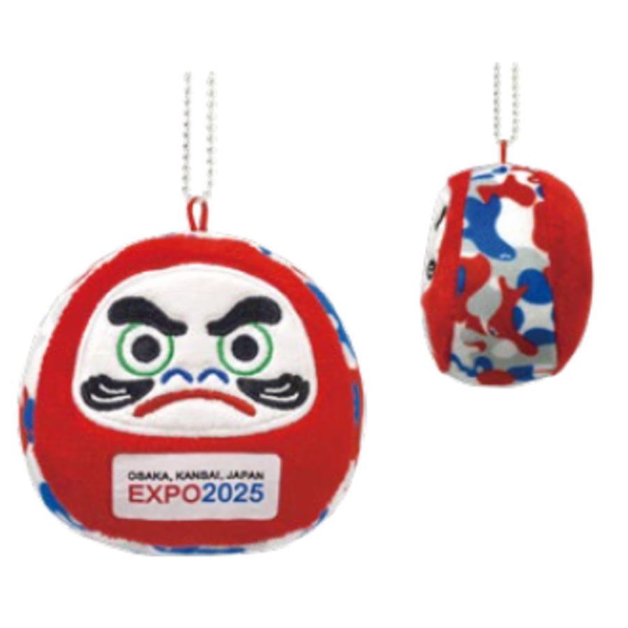ヨシ801011 【EXPO2025】だるまマスコットキーホルダー【レッド】【赤