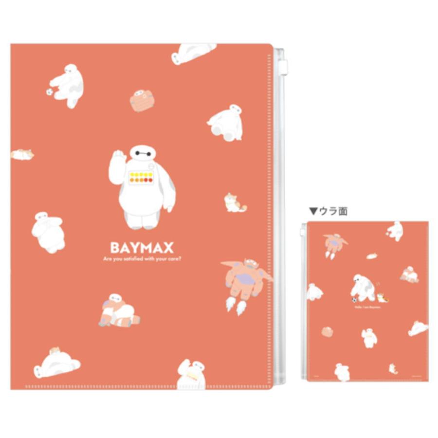 カミ305052【ディズニーキャラクター】ファスナー付き6ポケットクリア