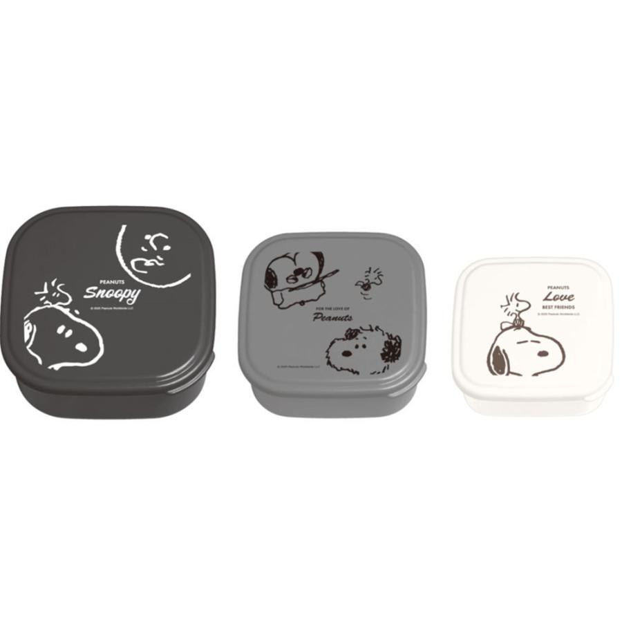 カミ305312【日本製】【スヌーピー】【SNOOPY】入れ子ランチボックス3