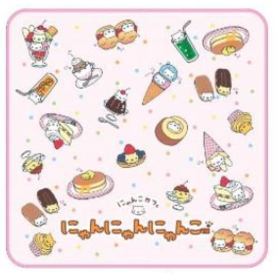 ナス2852030 【にゃんこカフェにゃんにゃんにゃんこ】ミニタオル【B