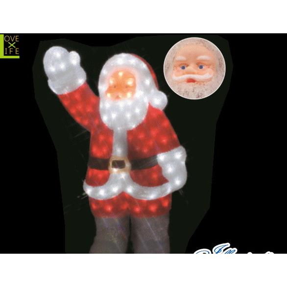 偉大な Sj F01 Jt 電源セット イルミネーション サンタクロース クラシック サンタ クリスタル 立体 サンタさん グロー Led ク 再再販 Atempletonphoto Com