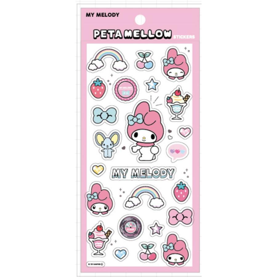 ティSR-5546947MM 【サンリオキャラクターズ】ペタメロウステッカーズ