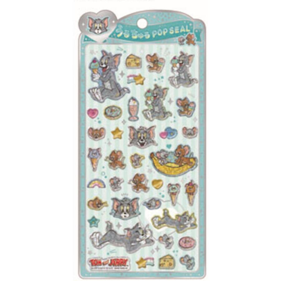 クラ132223 【トムとジェリー】うるちゅるポップシール【トム