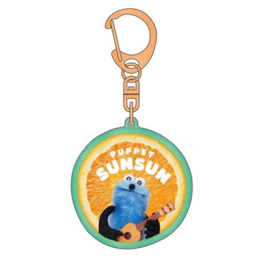 ケイPSS-PU-OR 【パペットスンスン】ぷっくりったいキーホルダー