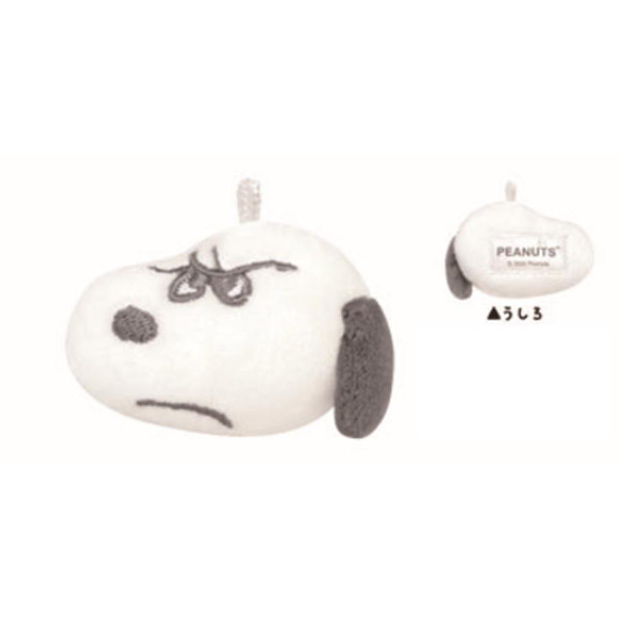 クラ131609 【スヌーピー】【SNOOPY】ぺたふれキーホルダー【怒り顔