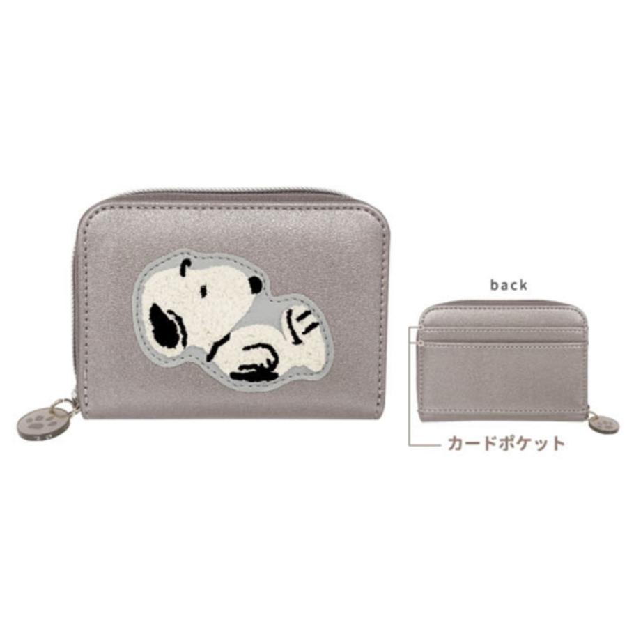 カミ227524 【スヌーピー】【SNOOPY】ミニマル財布【Get up