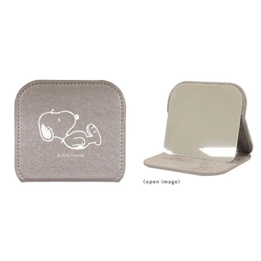 カミ227526 【スヌーピー】【SNOOPY】折りたたみミニミラー【Get up