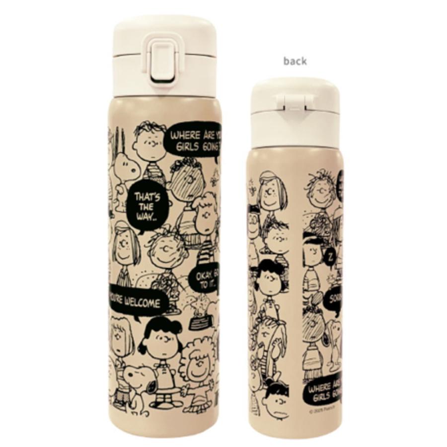 カミ227349 【スヌーピー】【SNOOPY】ワンプッシュステンレスボトル
