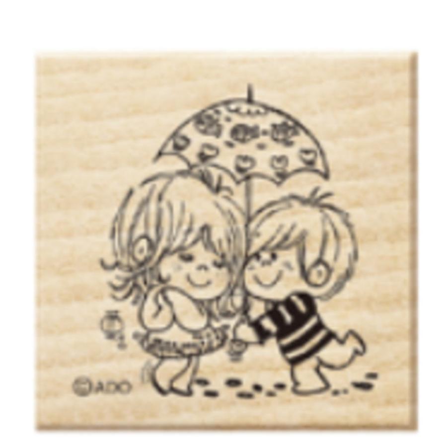 カミ227372 【送料無料】【ADO MIZUMORI】【水森亜土】木製スタンプ