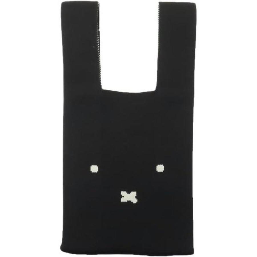 マリDBM-2641 【miffy】【ミッフィー】ニットトートバッグ【ブラック