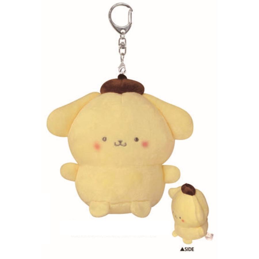 クラ130334サンリオキャラクターズ ぬいぐるみキーホルダーポムポム