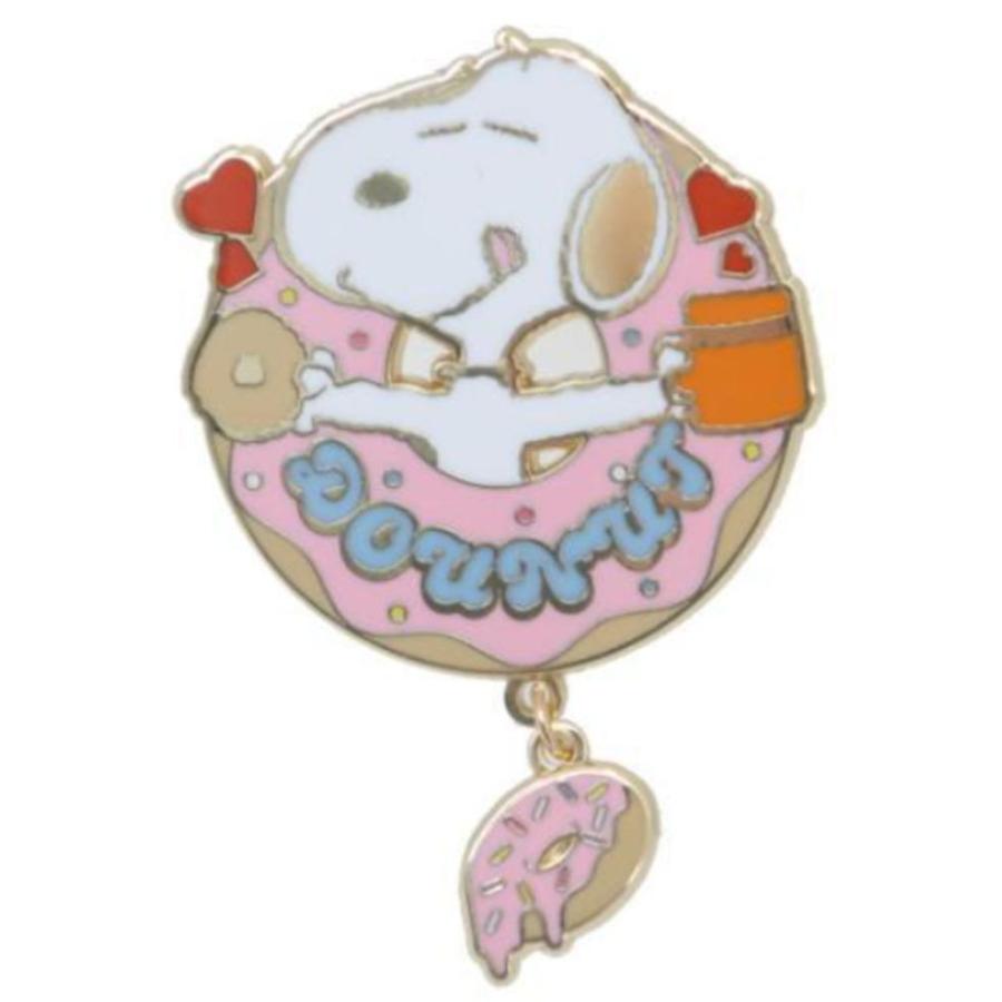 マリSPER-060 スヌーピー SNOOPY コレクションピンバッジドーナツ