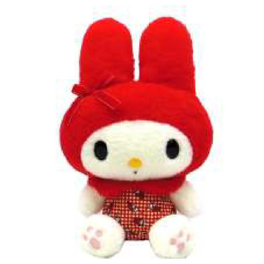 ナカ219770-25 サンリオキャラクターズ 赤チェックシリーズ ぬいぐるみ