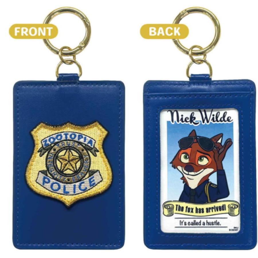 エス17980 ディズニーキャラクター 警察手帳風パスケースズートピア