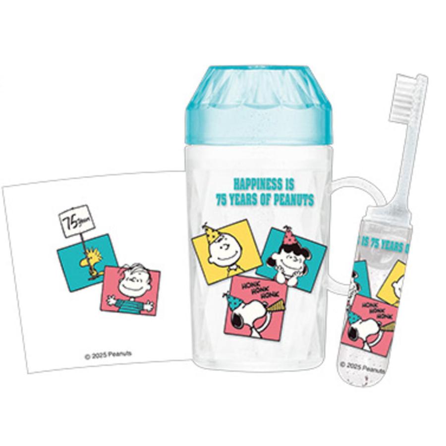 クラ131315 【日本製】 スヌーピー SNOOPY ダイヤカットハミガキセット