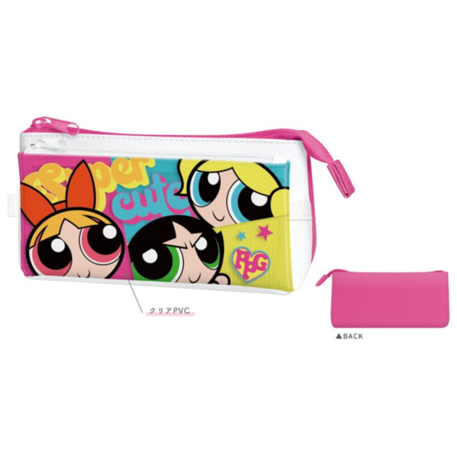 カミ306996 パワーパフガールズ サンカクフラップペンケースパワパフ