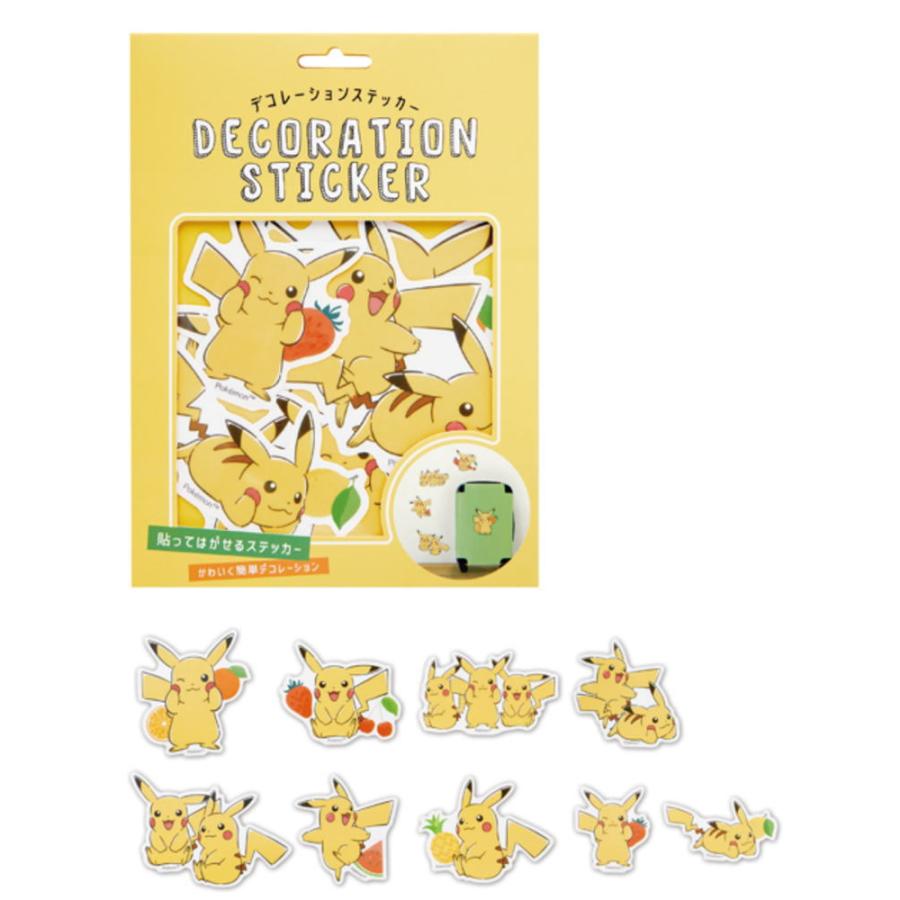 カミ306171 ポケットモンスター デコレーションステッカーイエロー