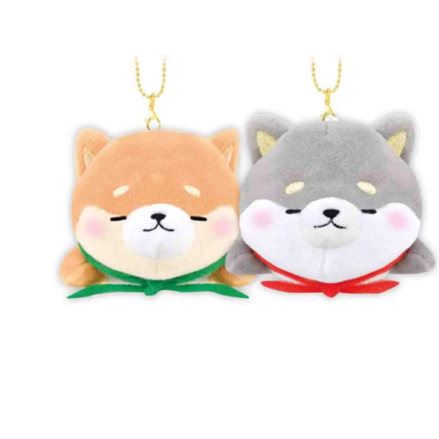 クラ133952 オリジナル ニコぬいキーホルダーしばいぬ 寝転び2 動物