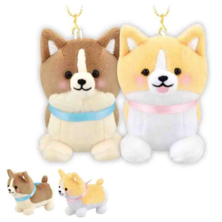 クラ133955 オリジナル　ニコぬいキーホルダーコーギー　犬　動物　アニマル　キーホルダー　キーリング　チャーム　鍵　マスコット　ぬいぐるみ　人形　  : いしだ屋 - 通販 - Yahoo!ショッピング