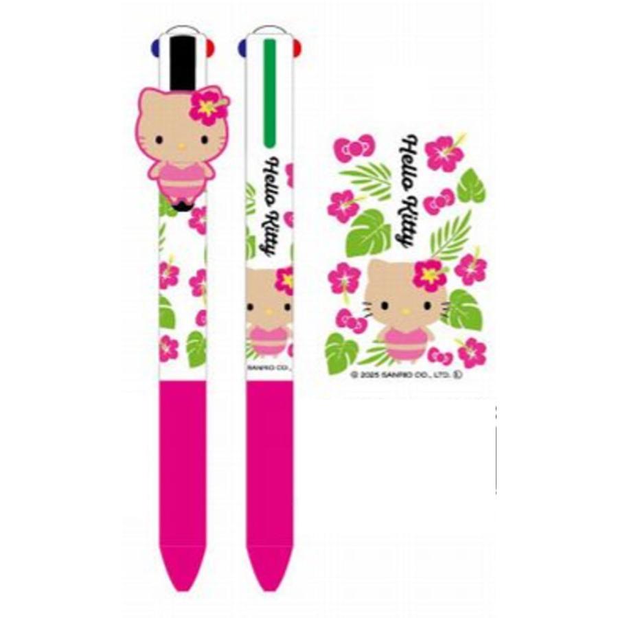 アイK-6315B サンリオキャラクターズ マスコット付き4色ボールペン