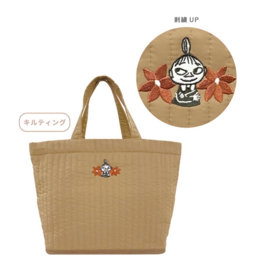 カミ228701 【送料無料】 ムーミン Moomin 軽かるミニトートMILDLY CURIOUS ベージュ 茶 リトルミイ アニメ 絵本 ...
