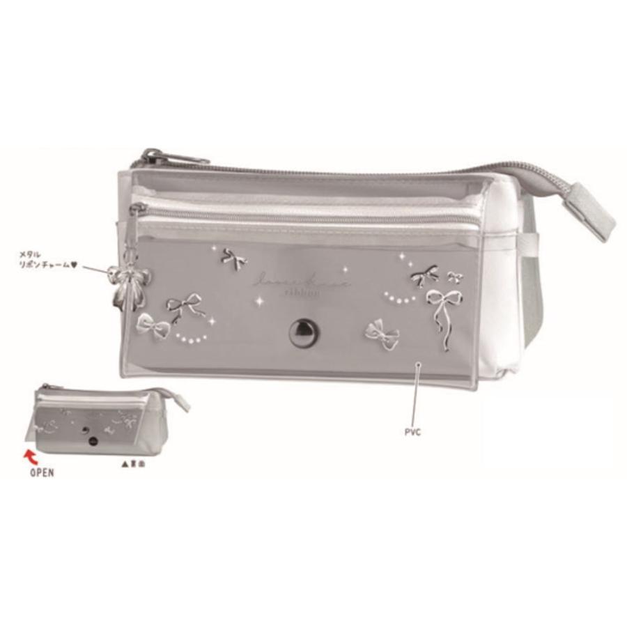 クラ135857 オリジナル フラップポケットペンケースルーズノットリボン