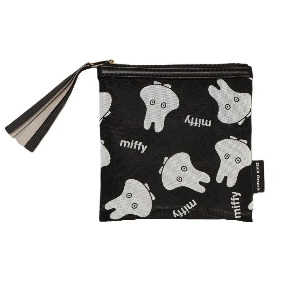 ゾウ1899 【送料無料】 miffy ミッフィー メッシュポーチミニブラック