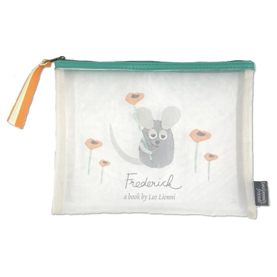 ゾウ2650 レオレオニ メッシュポーチフラットフレデリック 絵本 ポーチ