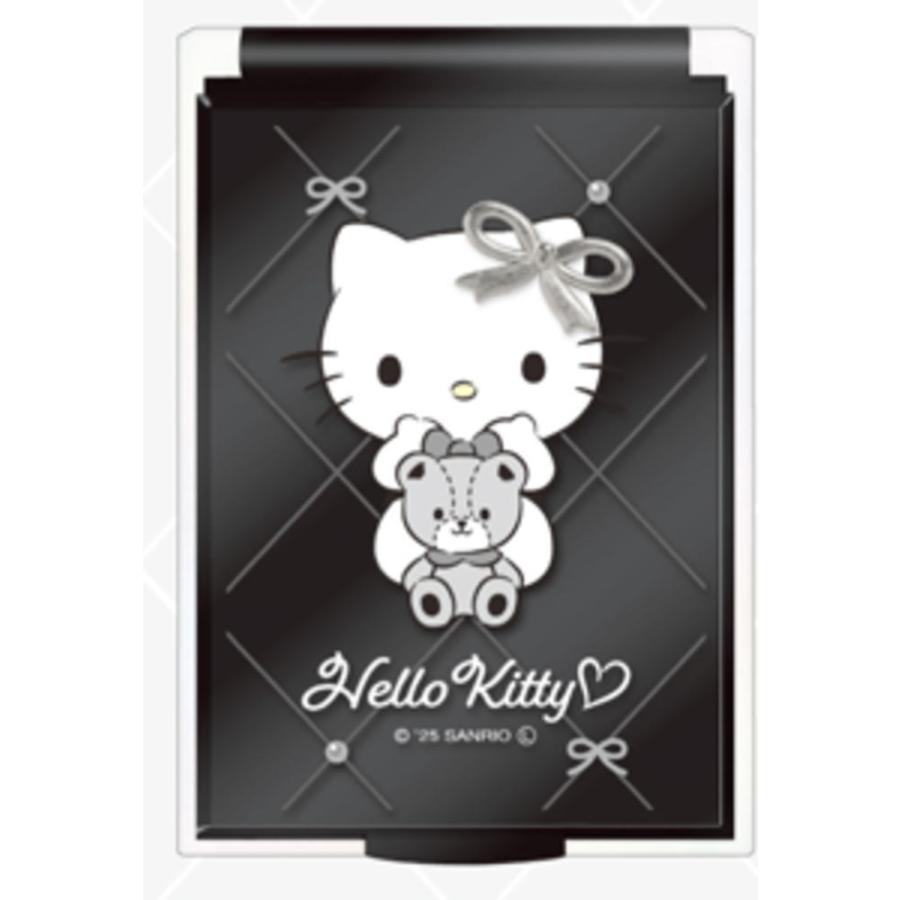 カミ307317 サンリオキャラクターズ カードミラーS モノトーンキティ