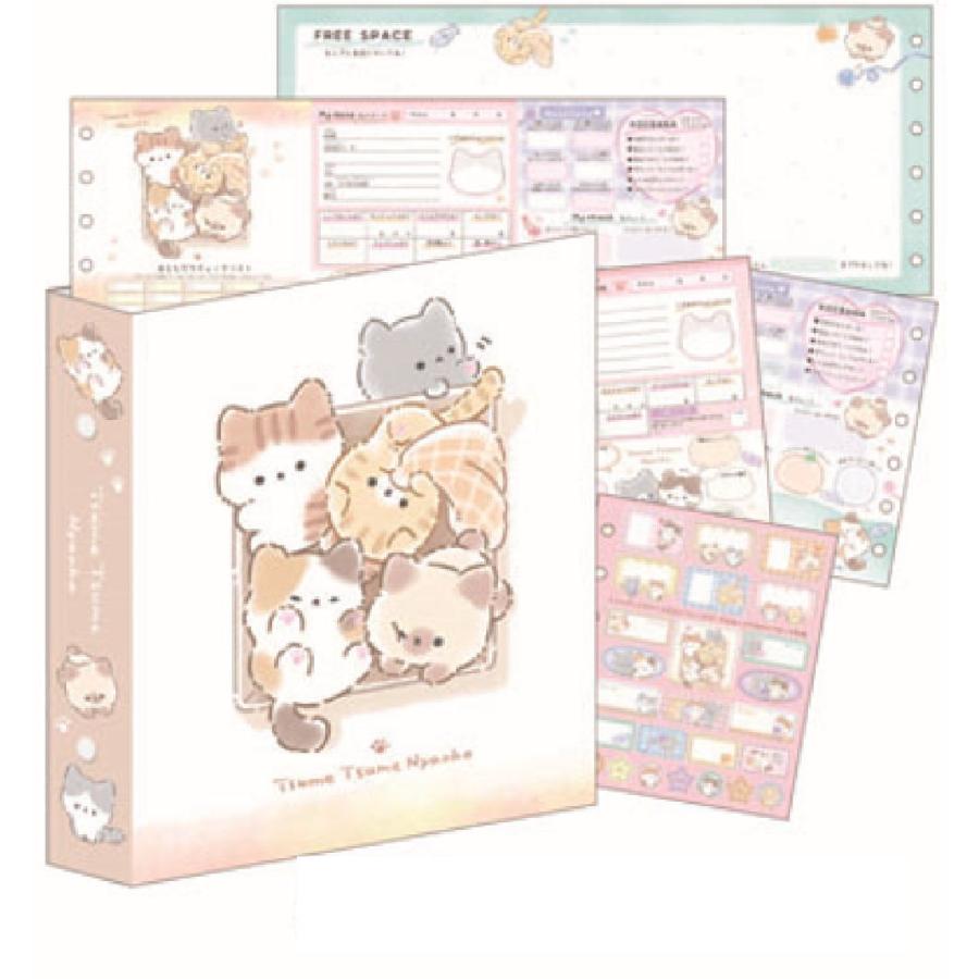 クラ135401 オリジナル ミニプロフィールブックつめつめにゃんこ うち