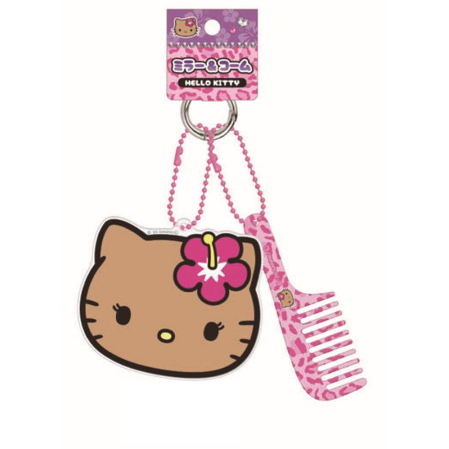 クラ136762 サンリオキャラクターズ ミラーアンドコームピンク ハロー