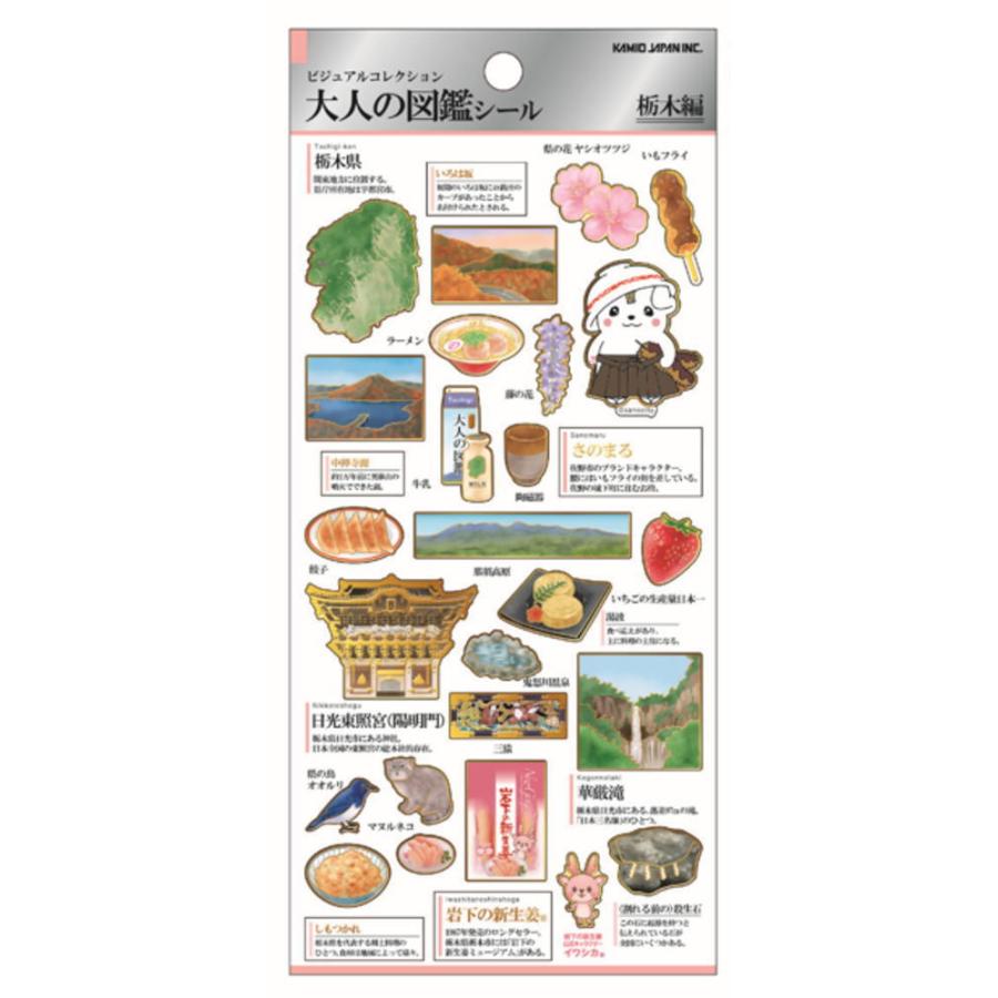 カミ230837 【送料無料】 【日本製】 オリジナル 大人の図鑑 シール