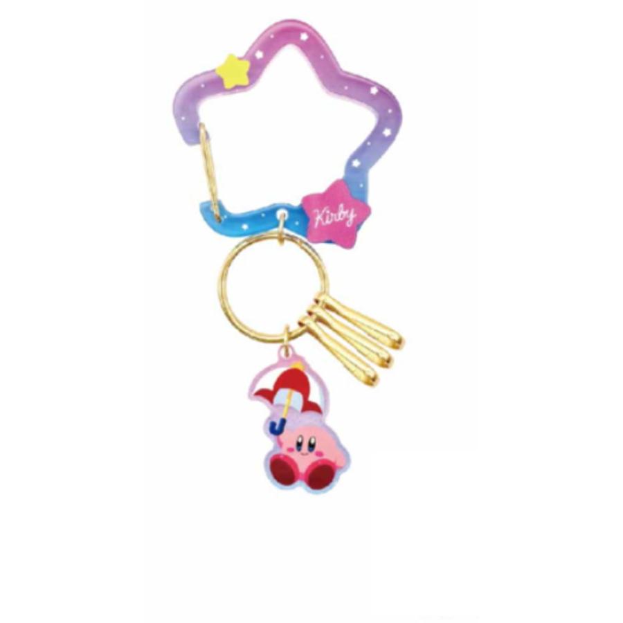 エス18240 星のカービィ ぷわぷわアクリルカラビナチャームパラソル
