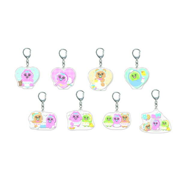 おぱんちゅうさぎ 水族館 アクリルキーホルダー 全6種セット クラ136743 【8個セット】 【セット】 【セット商品】 おぱんちゅ