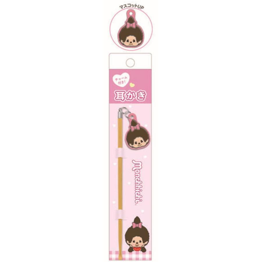 クラ139588 モンチッチ マスコット付耳かき ピンク モンチッチちゃん