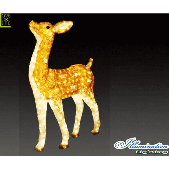 BACR-DR-B【イルミネーション】【大型商品】トナカイ【B】【鹿】【シカ】【奈良】【LED】【アニマル】【動物】【電飾】【モチーフ】【クリスマス】