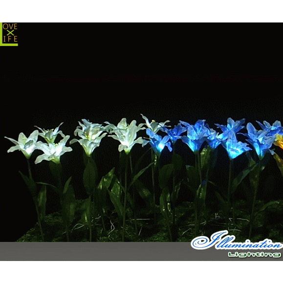 ALFU-LI-W【イルミネーション】リリー【ユリ】【百合】【フラワー】【お花】【お花畑】【はな】【LED】【クリスタル】【電飾】【モチーフ】【クリス