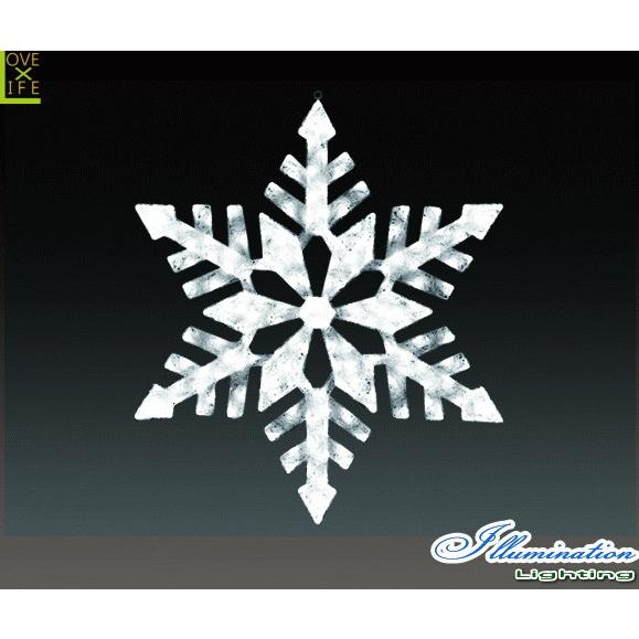 LACR-SJL【イルミネーション】スノージェイド【L】【雪】【結晶】【スノー】【フレーク】【クリスタル】【LED】【フォルム】【電飾】【モチーフ】【