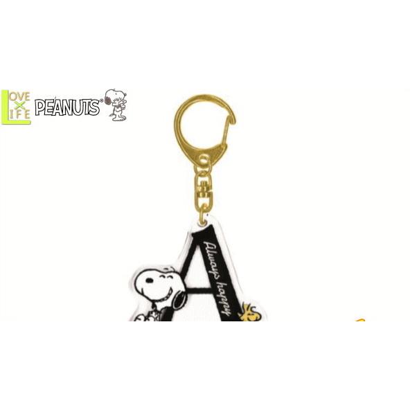 A0506-210【スヌーピー】【SNOOPY】ダイカットイニシャルキーホルダー