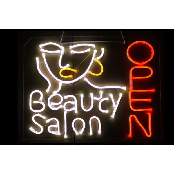 BEAUTYSALON【ネオン】LEDネオンチューブ【BEAUTY SALON】【ビューティサロン】【ネオンライト】【電飾】【LED】【ライト】【