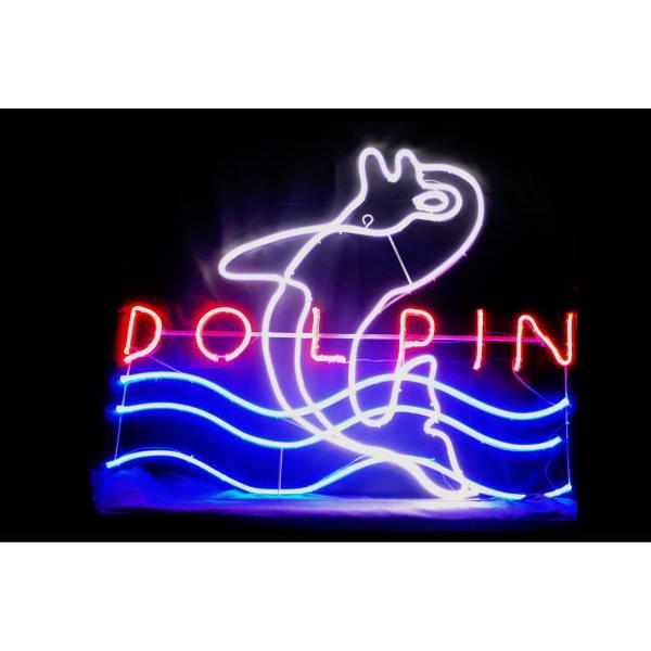 【ネオン】LEDネオンチューブ【ドルフィン】【イルカ】【海】【魚】【ネオンライト】【電飾】【LED】【ライト】【BAR】【カフェ】【看板】【イルミ