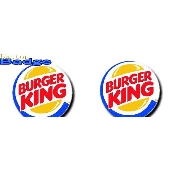 バーガーキング【BURGER KING】【ロゴ1】人気の缶バッジを大量投入！服やバック・カバンなどをリメイクしちゃいましょう♪なつかしいキャラクターや｜ishidaya-co