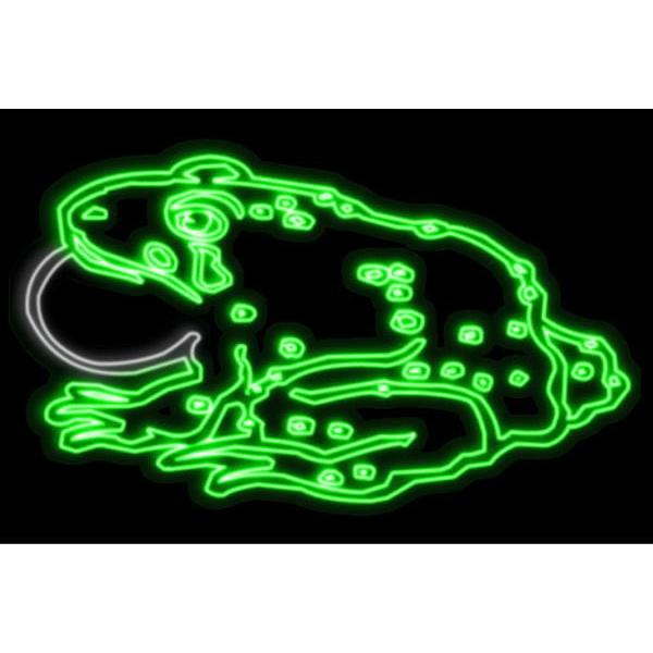 ネオン アマガエル かえる 蛙 カエル アマガエル アニマル 動物 ネオンライト 電飾 Led ライト サイン Neon Creativeweb Pt