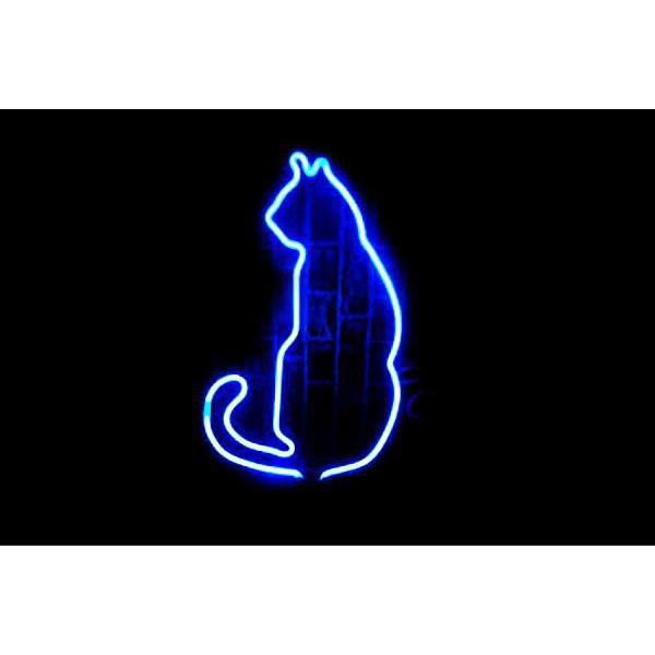 WP【ネオン】キャット振り向き【ネコ】【ねこ】【猫】【アニマル】【動物】【ネオンライト】【電飾】【LED】【ライト】【サイン】【neon】【看板】【イ