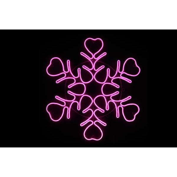 【ネオン】【イルミネーション】スノーハート【ハート】【雪】【結晶】【スノー】【フレーク】【クリスタル】【LED】【ネオンライト】【ライト】【サイン】【