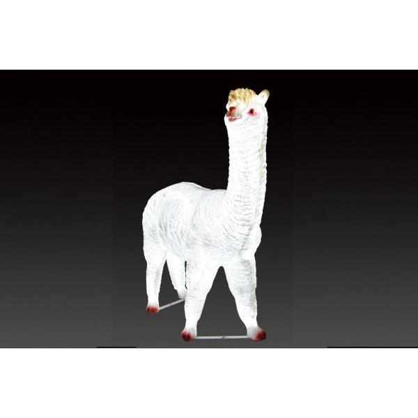 【イルミネーション】【大型商品】アルパカ【小】【LED】【あるぱか】【アニマル】【動物】【モチーフ】【クリスマス】【クリスタルグロー】【グロー】【電飾